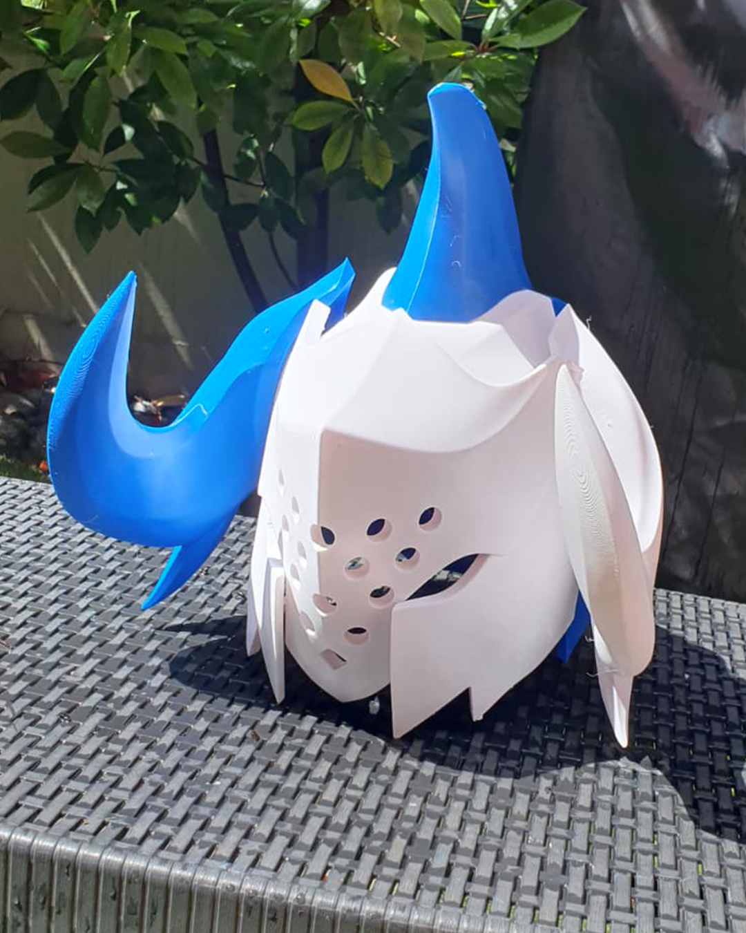 FREE Arkveld G. α Helmet 3D Model STL for Cosplay | Split - Ready to Print