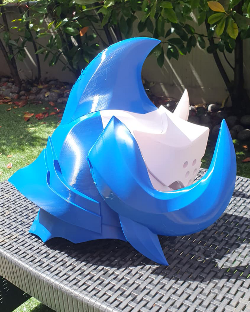 FREE Arkveld G. α Helmet 3D Model STL for Cosplay | Split - Ready to Print